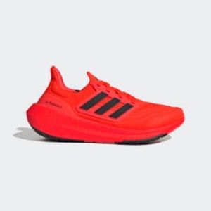 Almost new SOLAR RED ULTRABOOST LIGHT RUNNING SHOES ADIDAS 8.5 Womens